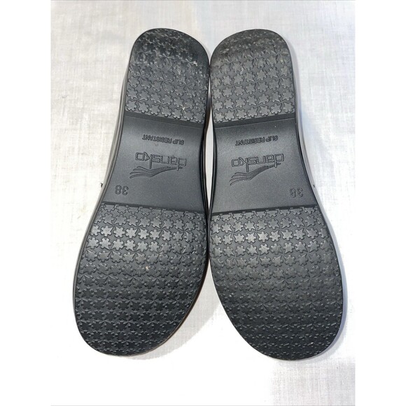 Dansko Vegan Women’s Nursing Shoes Sz 38 U.S. 7 M Black Fabric Coating Hospital - Picture 6 of 12